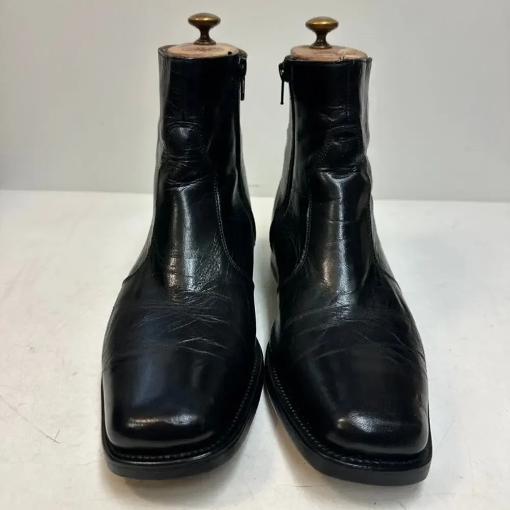 RESOLED Crockett & Jones Jasper Formal Chelsea Boots Made in England VTG US 9 D